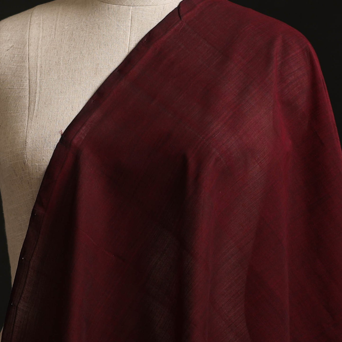 Handloom Mangalagiri Plain Cotton Fabric 24