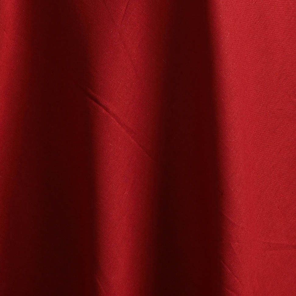 Red - Flex Cotton Prewashed Plain Fabric 24
