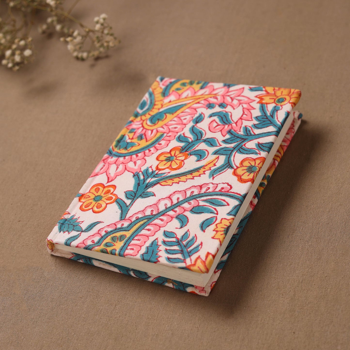 Sanganeri Hand Block Print Cover Notebook (6 x 4) 09