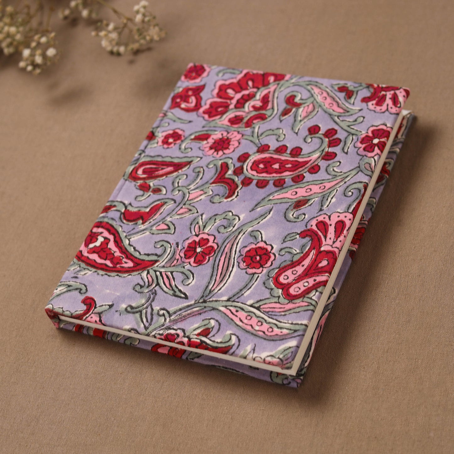 Sanganeri Hand Block Print Cover Notebook (7 x 5) 21
