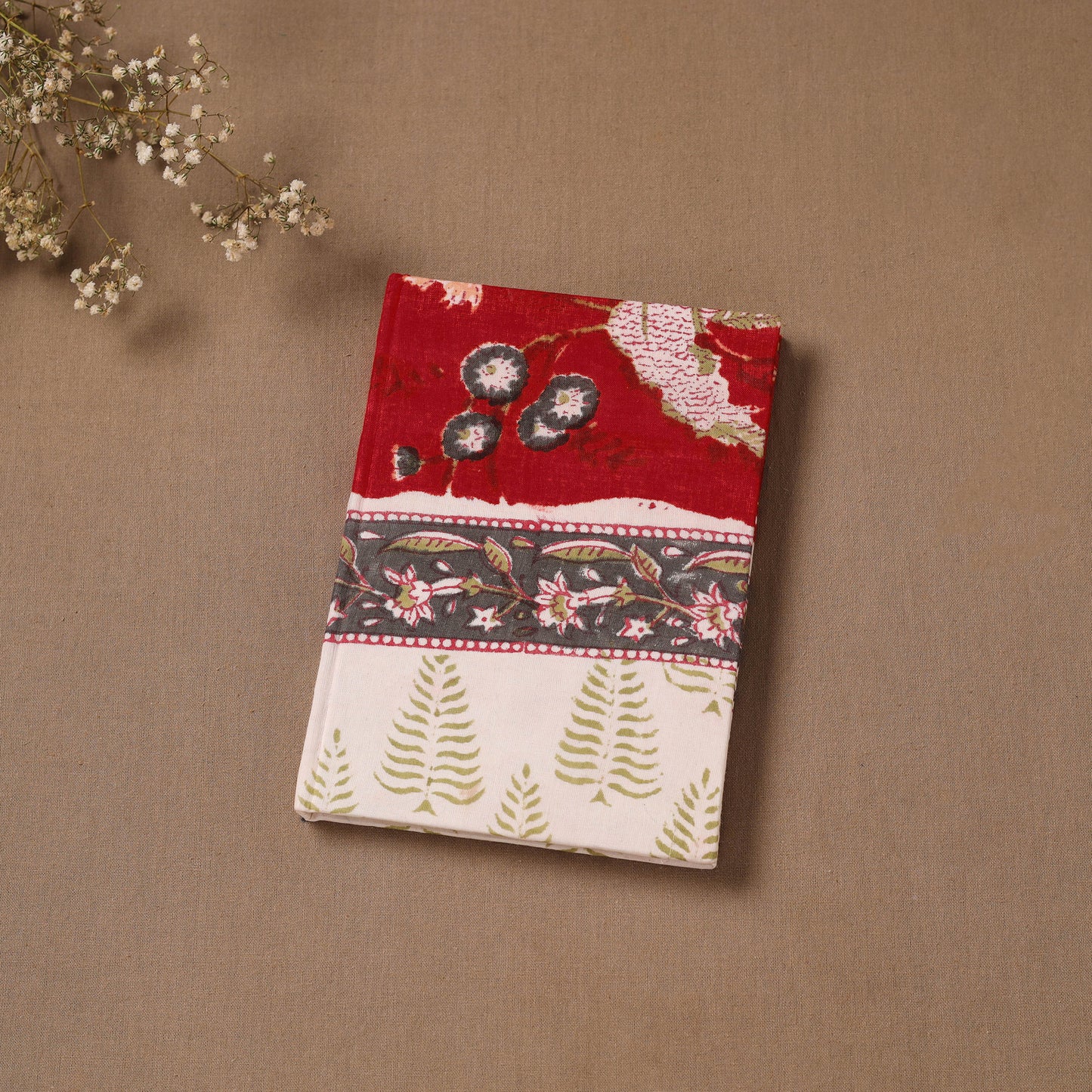 Sanganeri Hand Block Print Cover Notebook (7 x 5) 36