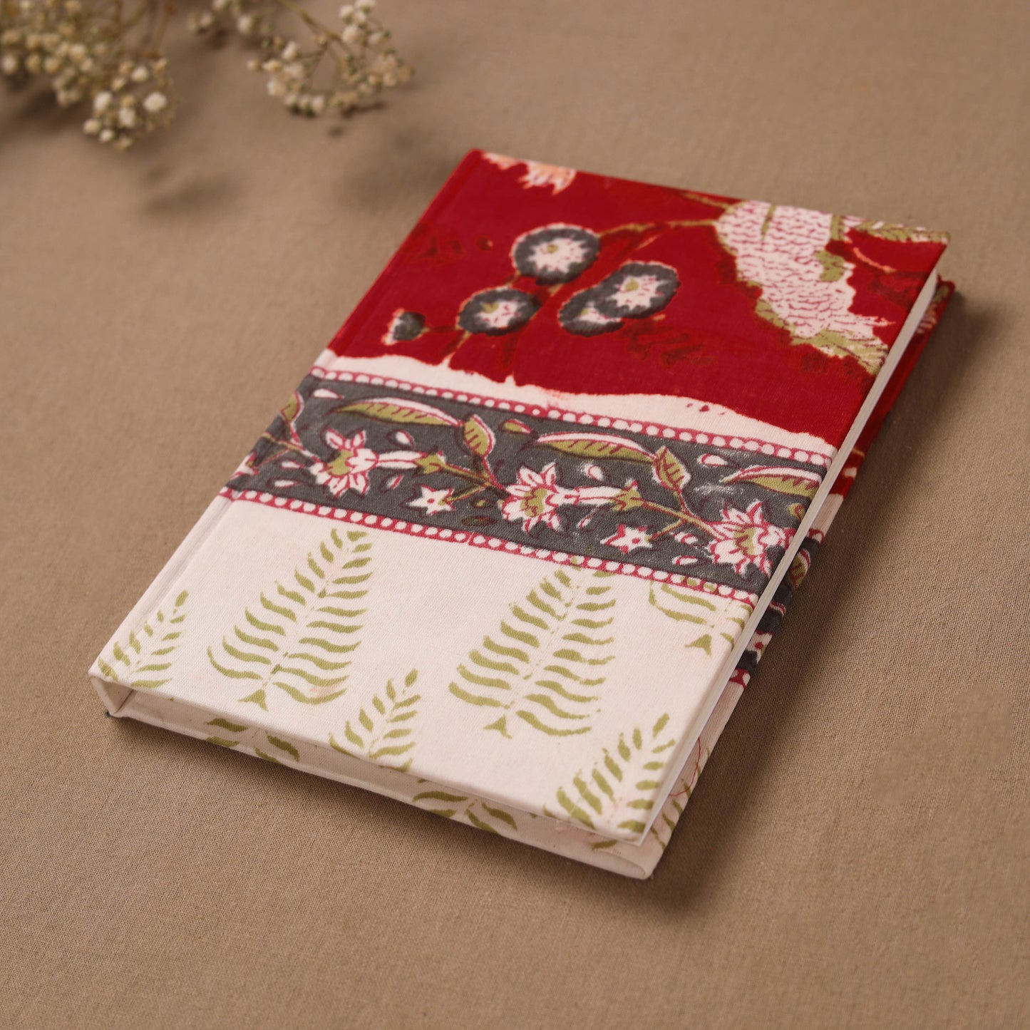 Sanganeri Hand Block Print Cover Notebook (7 x 5) 36