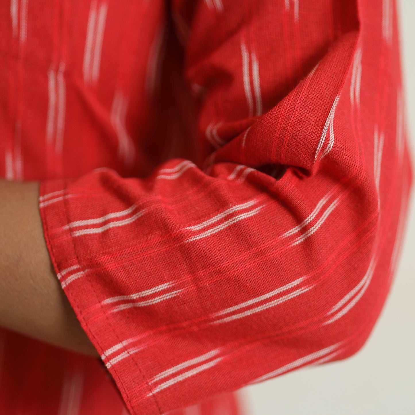 Buy iTokri Casuals - Ikat Weave Cotton Long Kurta Online at iTokri.com