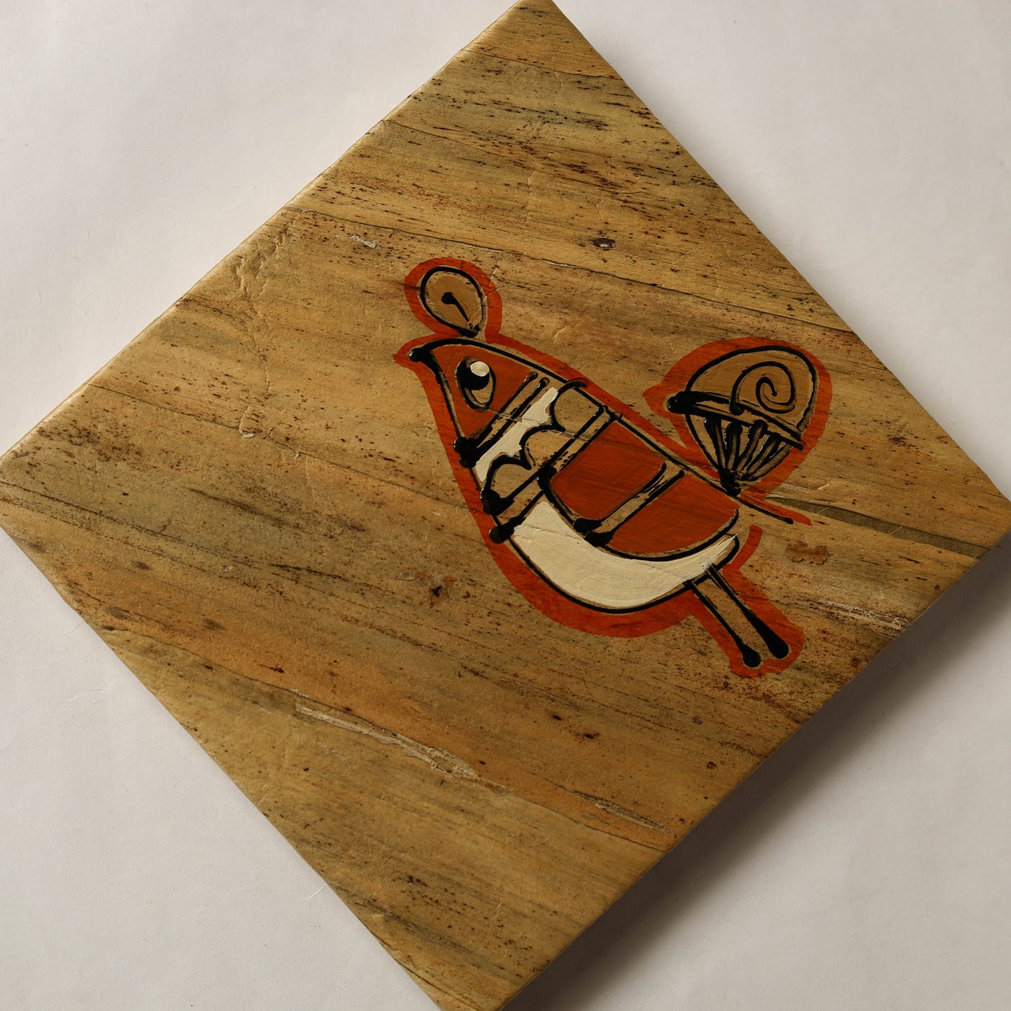 Bird - Water Hyacinth Handpainted Handmade Paper Diary