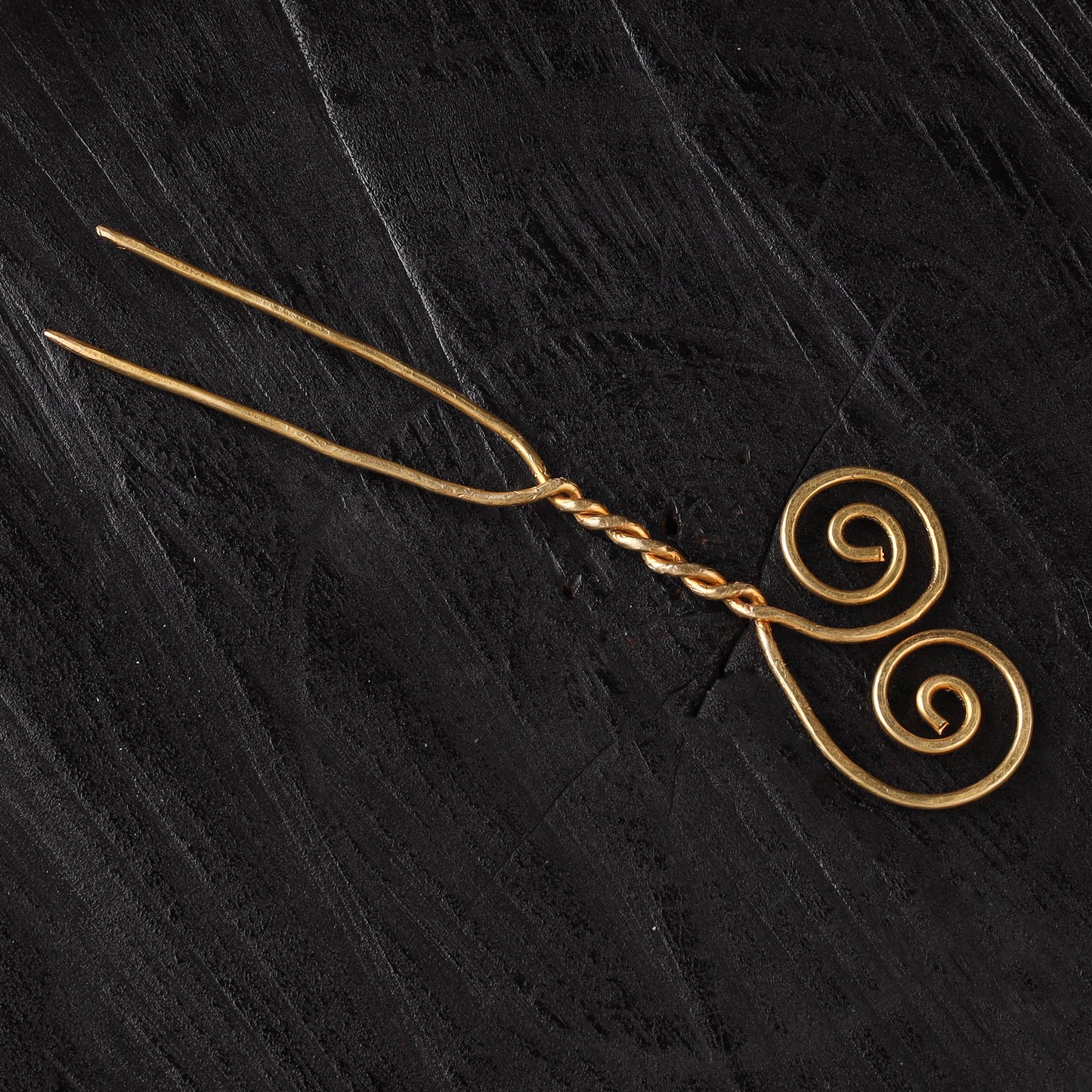 Yellow - Brass Metal Handcrafted Juda Pin 08