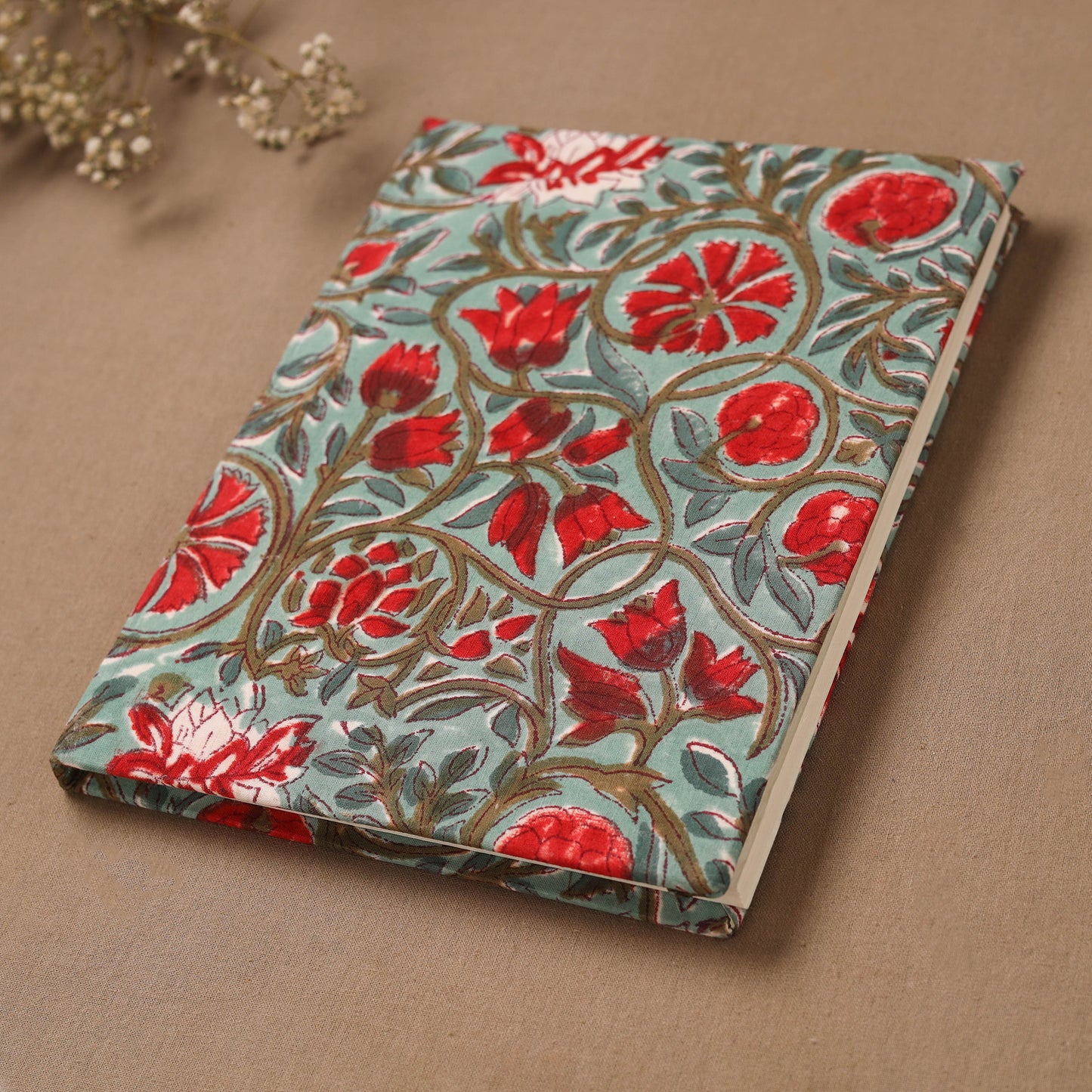 Sanganeri Hand Block Print Cover Notebook (9 x 7) 58