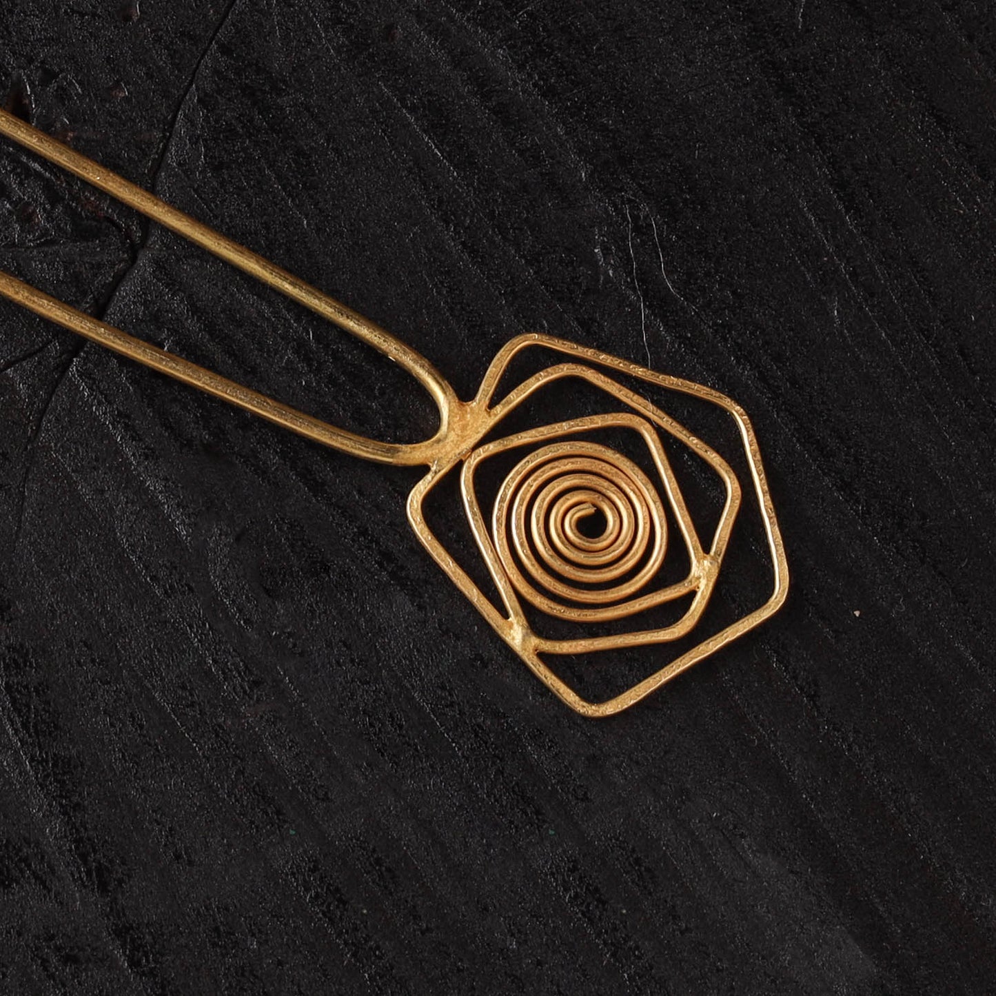 Yellow - Brass Metal Handcrafted Juda Pin 03