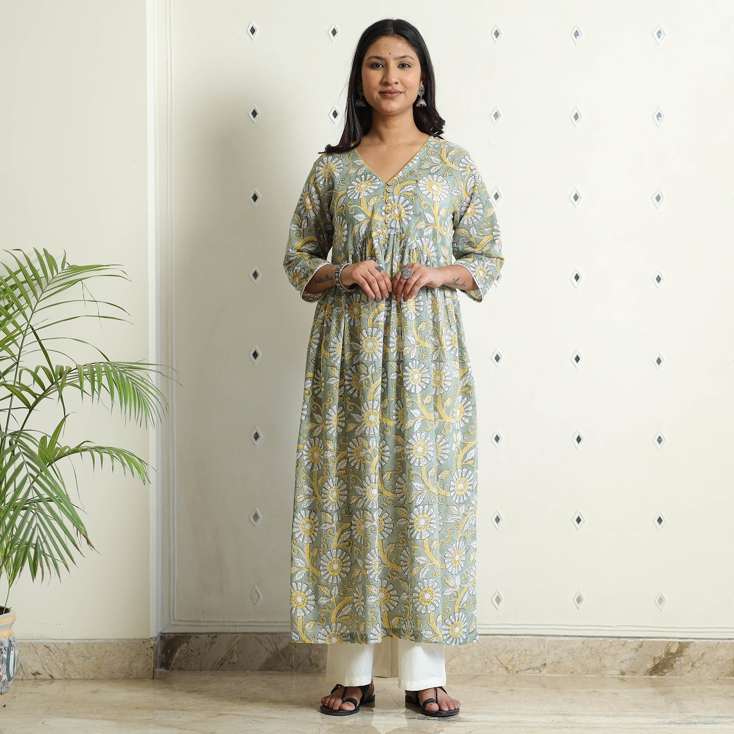 Sanganeri Block Printed kurta