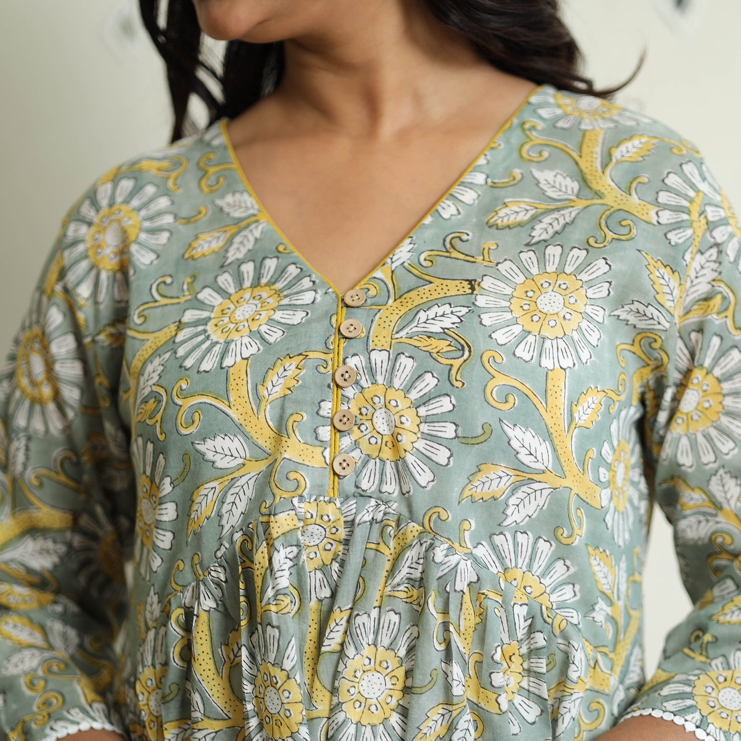 Sanganeri Block Printed kurta