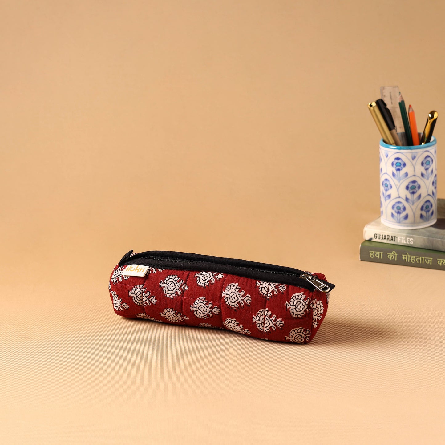 Handcrafted Quilted Pencil Pouch 02