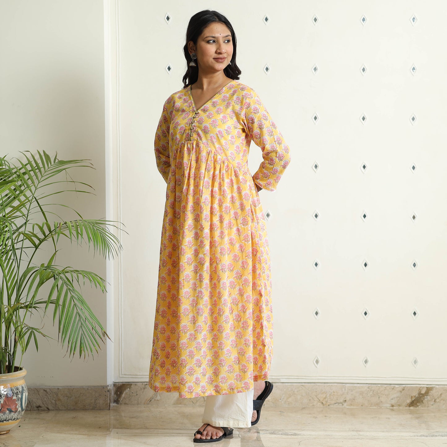 Sanganeri Block Printed Kurta