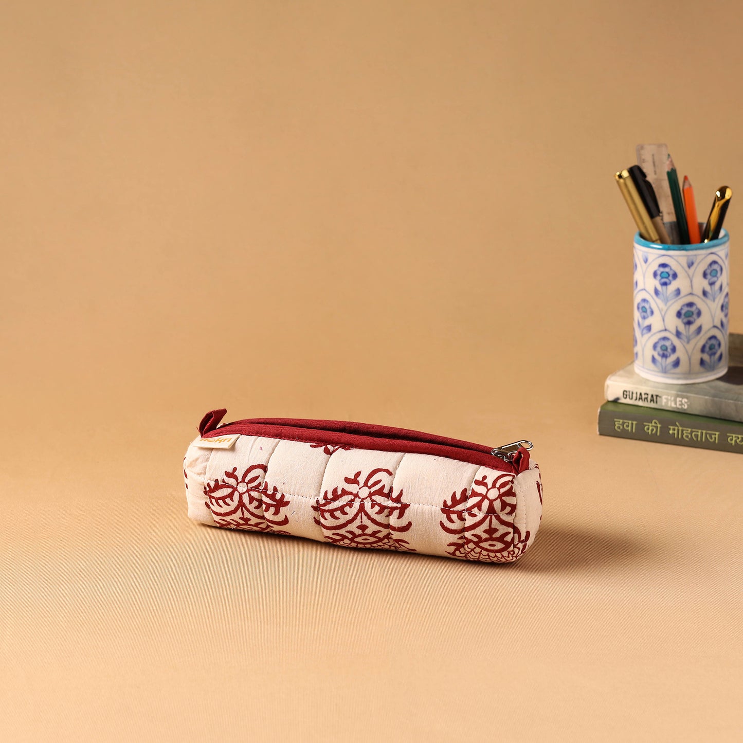 Handcrafted Quilted Pencil Pouch 08