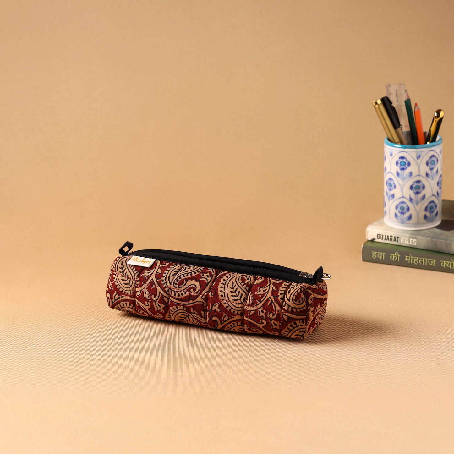 Handcrafted Quilted Pencil Pouch 15