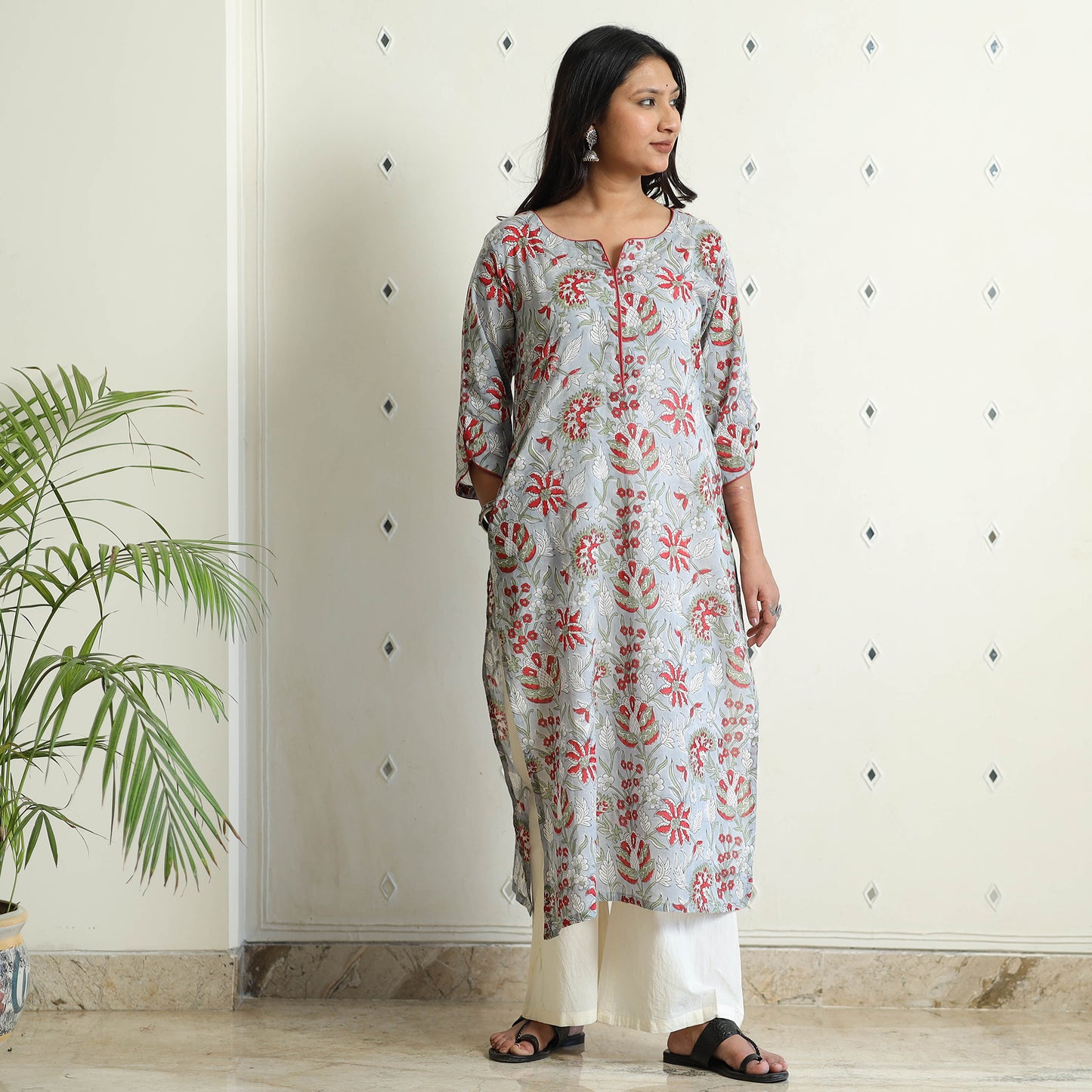 Sanganeri Block Printed kurta