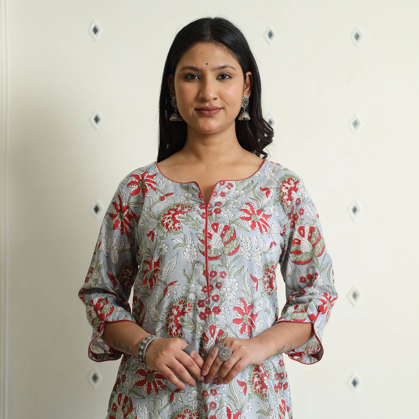 Sanganeri Block Printed kurta