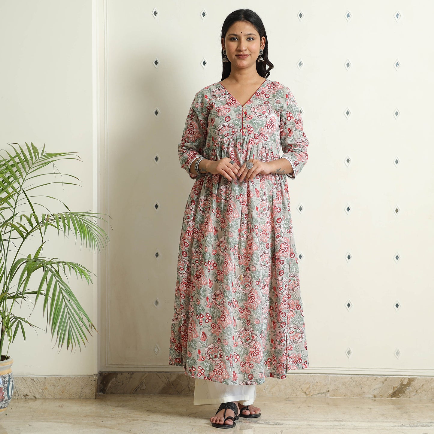 Sanganeri Block Printed Kurta