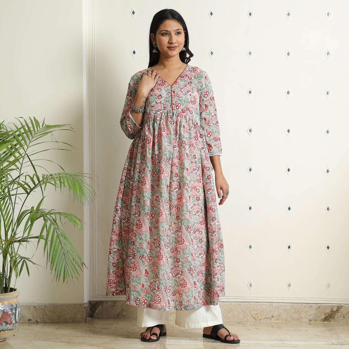 Sanganeri Block Printed Kurta