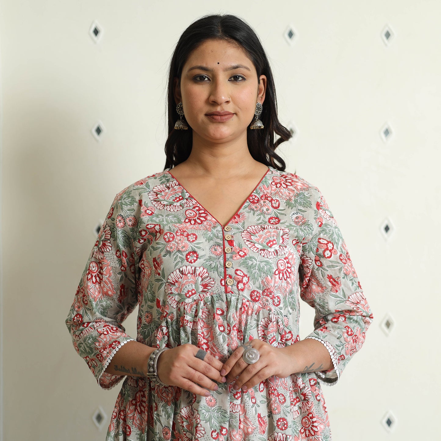 Sanganeri Block Printed Kurta
