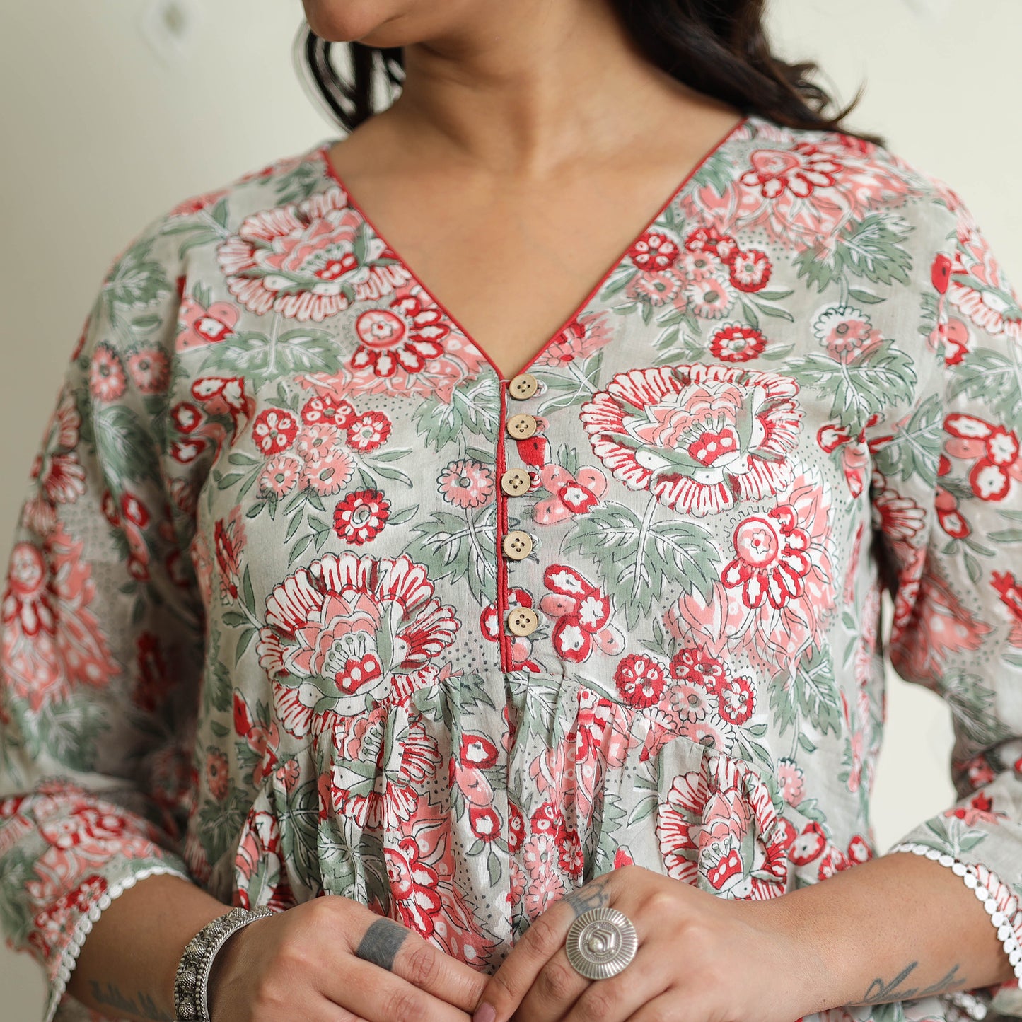 Sanganeri Block Printed Kurta