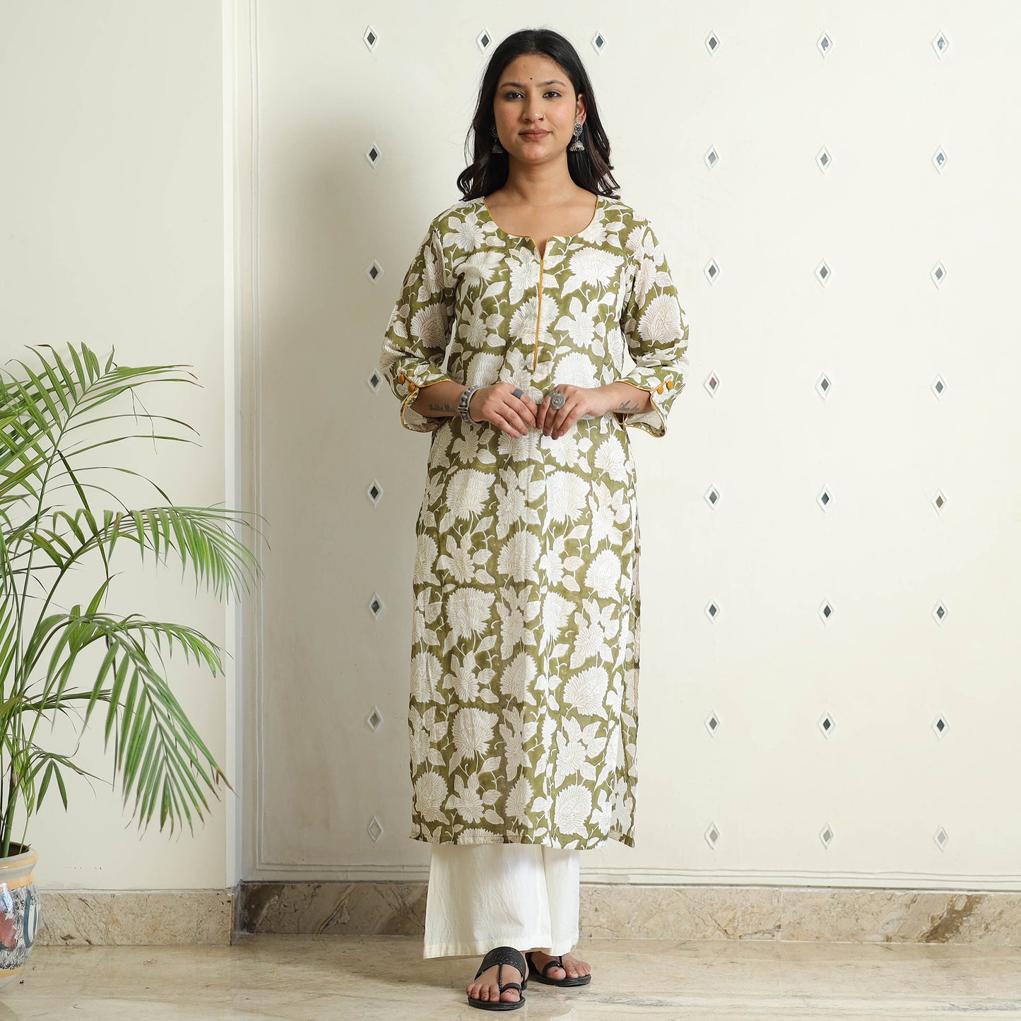 Sanganeri Block Printed kurta