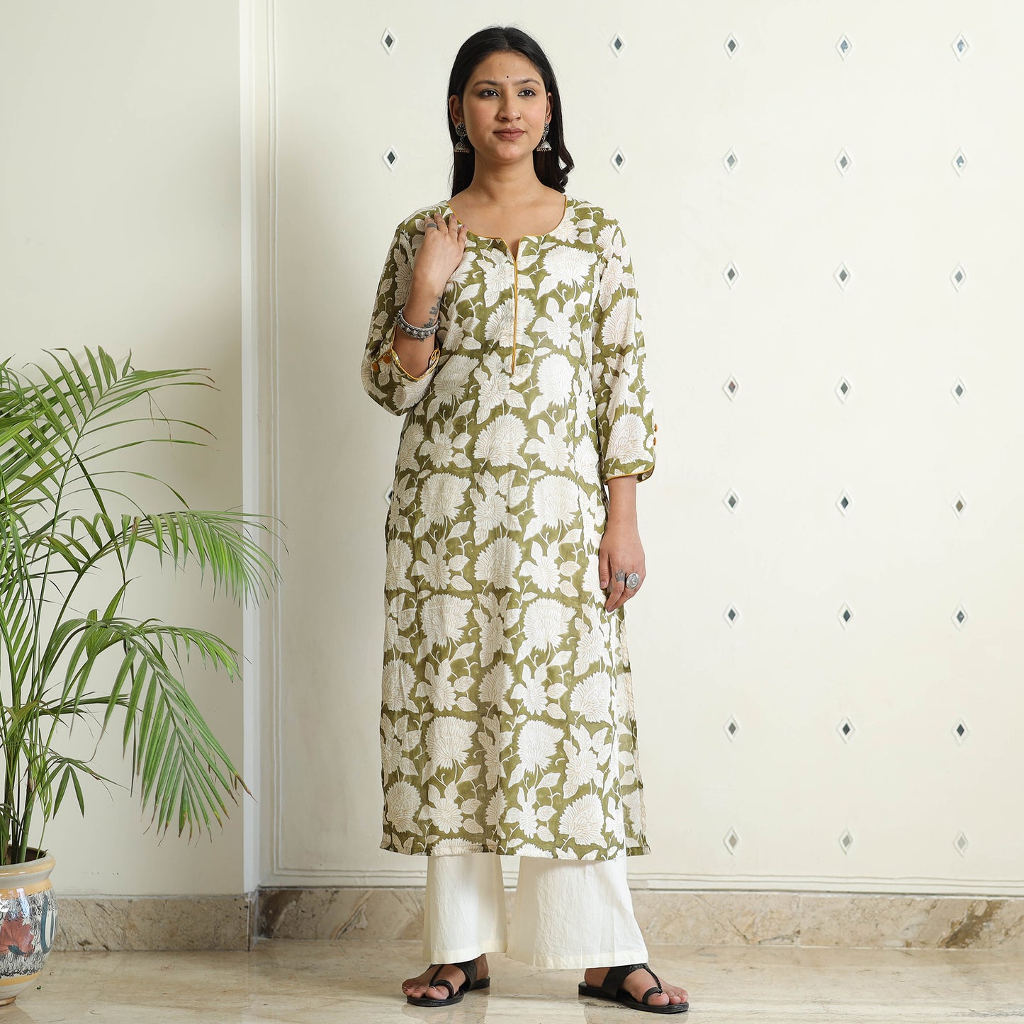 Sanganeri Block Printed kurta