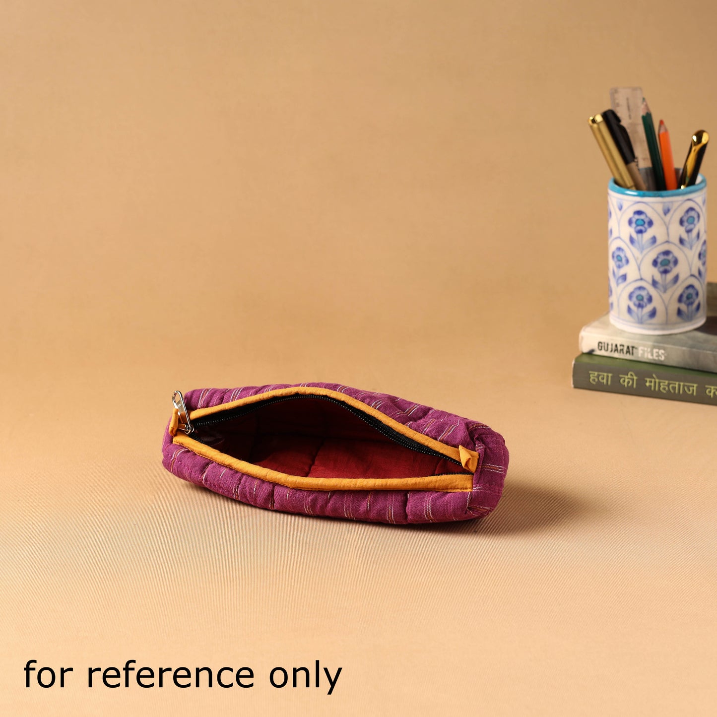 Handcrafted Quilted Pencil Pouch 02