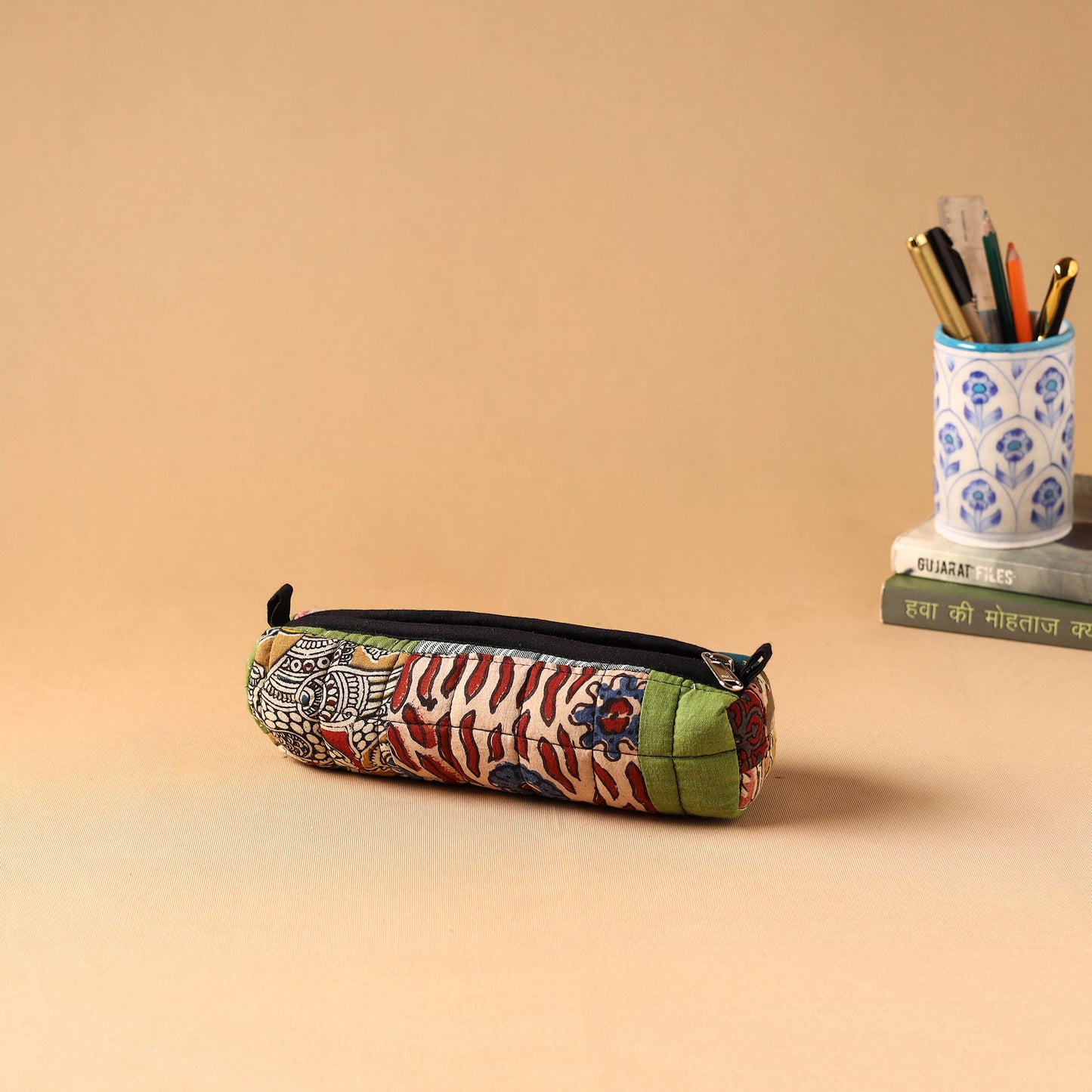 Handmade Quilted Cotton Pencil Pouch 10