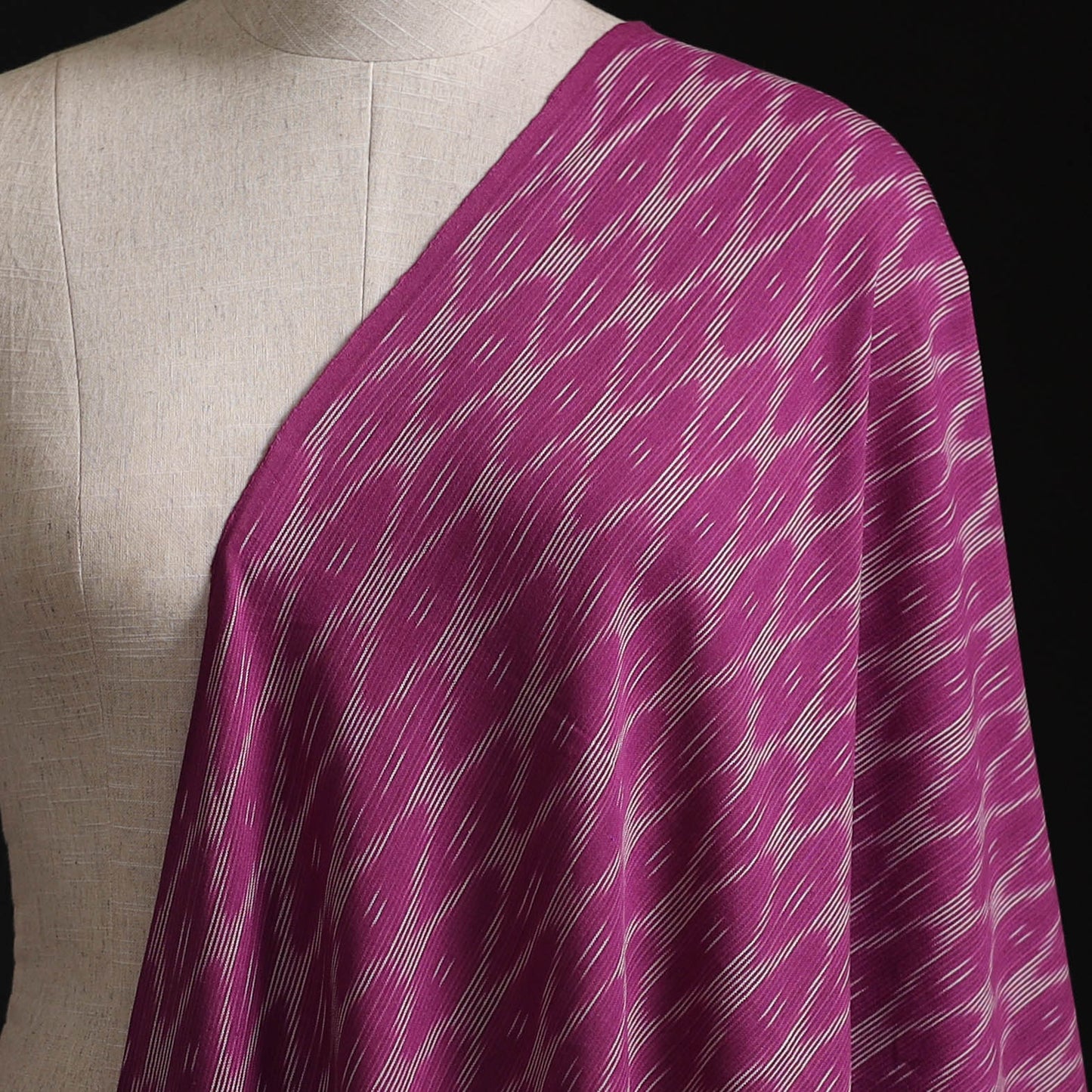 Pochampally Ikat Weave Pure Cotton Fabric 01