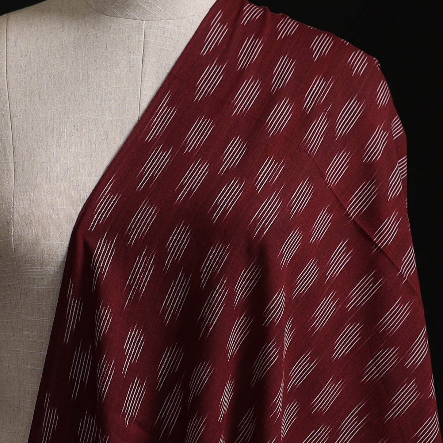 Pochampally Ikat Weave Pure Cotton Fabric 06