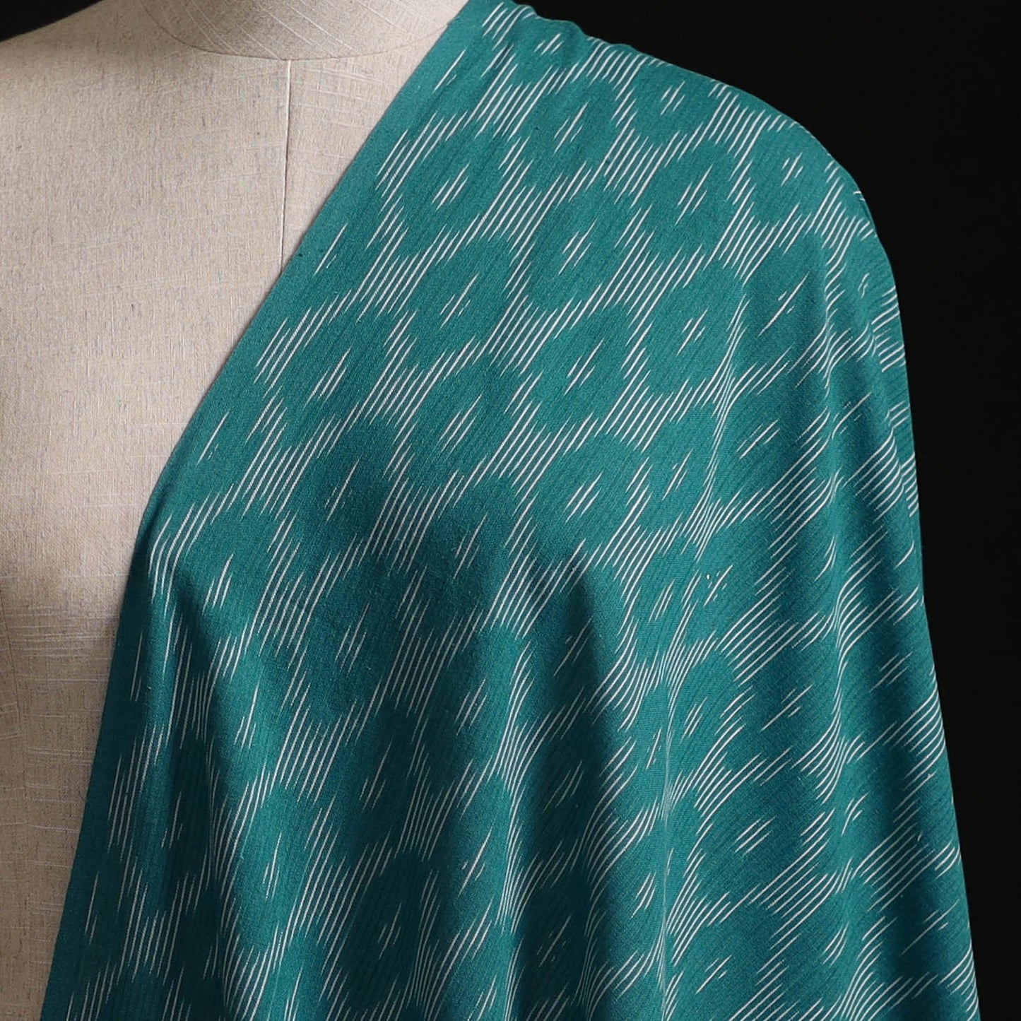 Pochampally Ikat Weave Pure Cotton Fabric 08