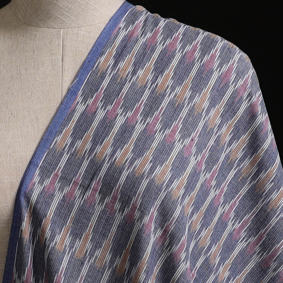 Pochampally Ikat Weave Pure Cotton Fabric 09