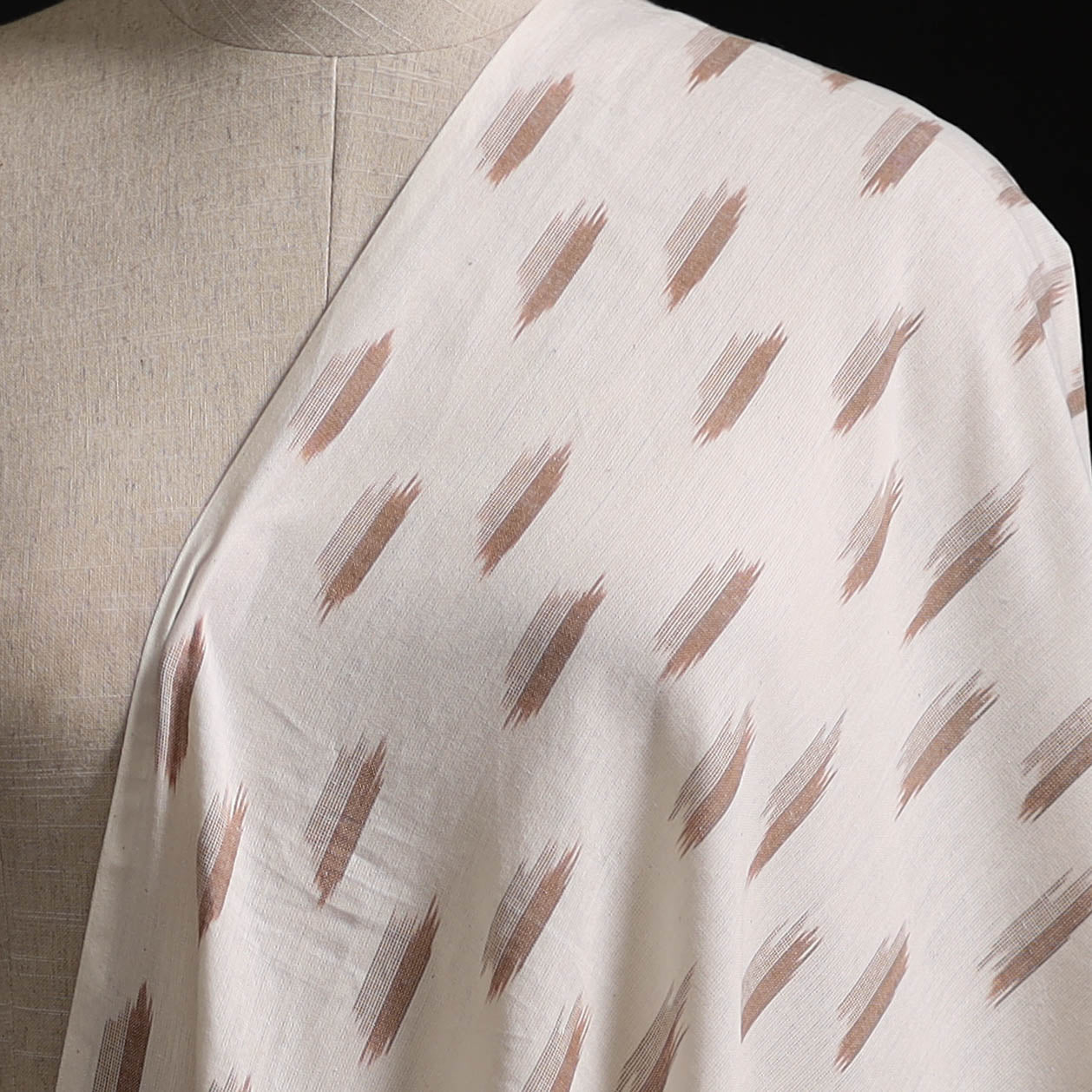 Pochampally Ikat Weave Pure Cotton Fabric 11