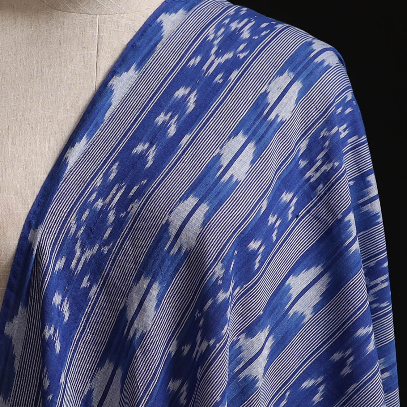 Pochampally Ikat Weave Pure Cotton Fabric 13