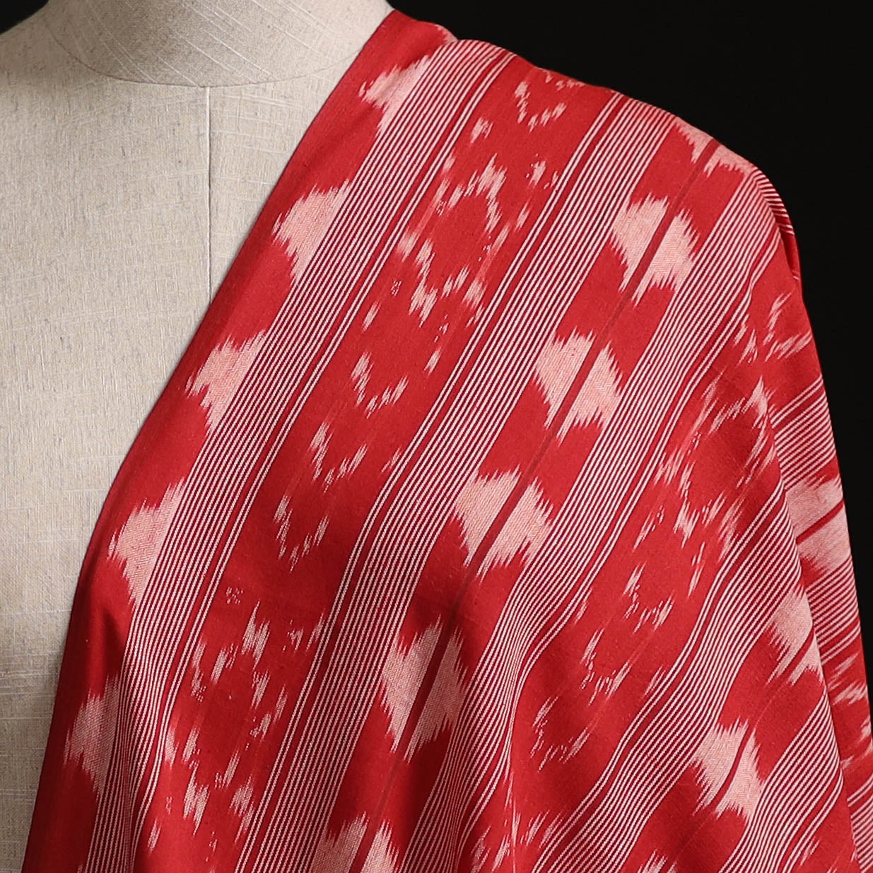 Pochampally Ikat Weave Pure Cotton Fabric 18