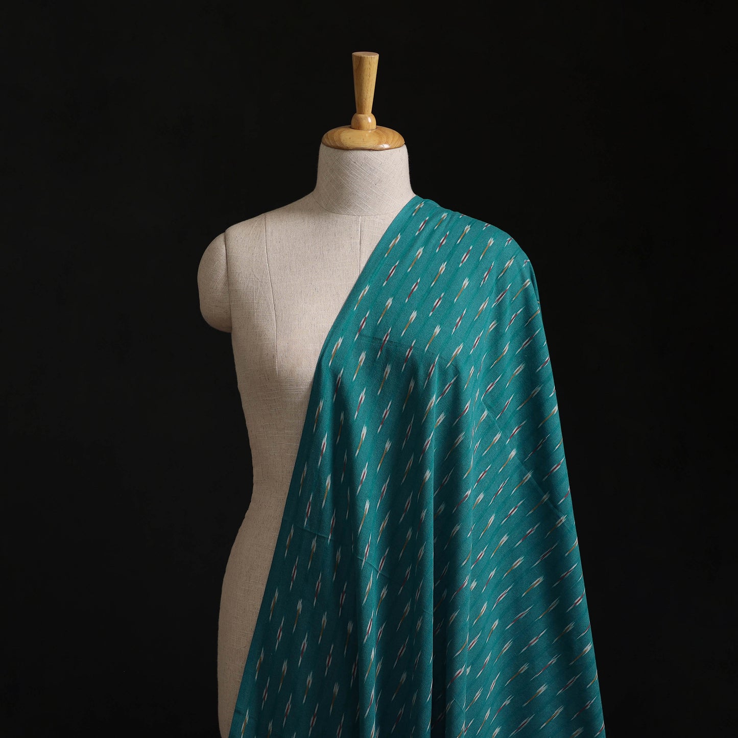 Pochampally Ikat Weave Pure Cotton Fabric 21