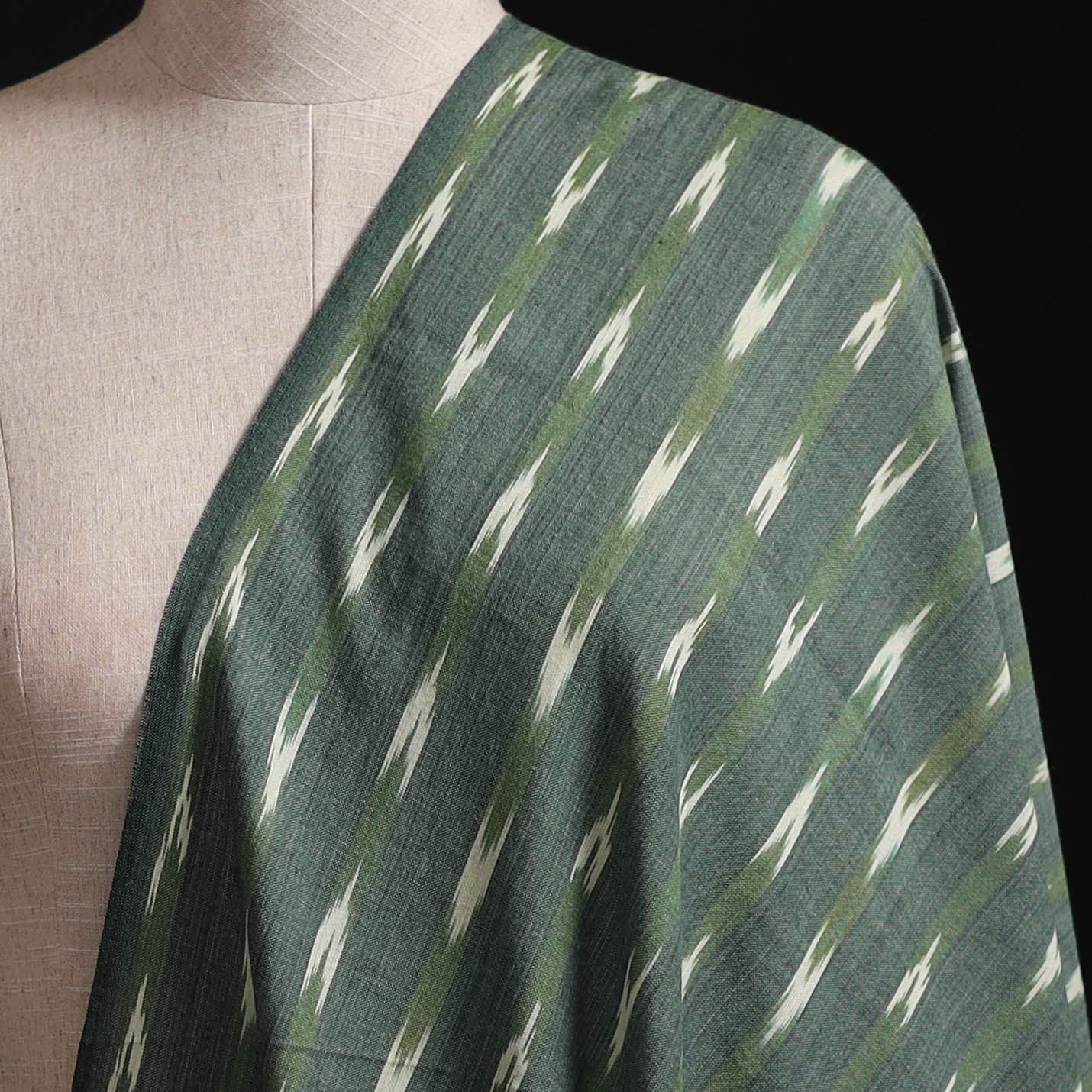 Pochampally Ikat Weave Pure Cotton Fabric 38