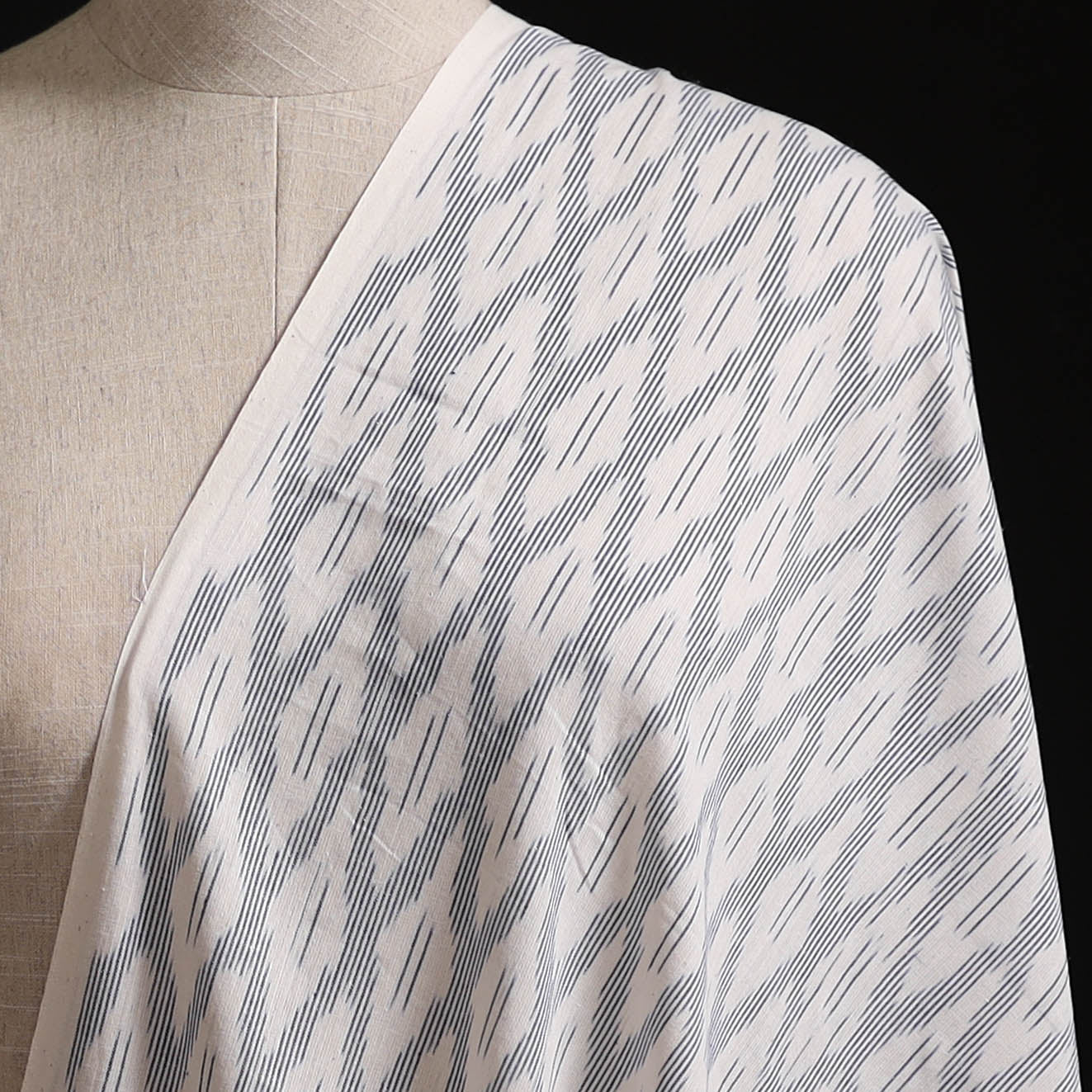Pochampally Ikat Weave Pure Cotton Fabric 40
