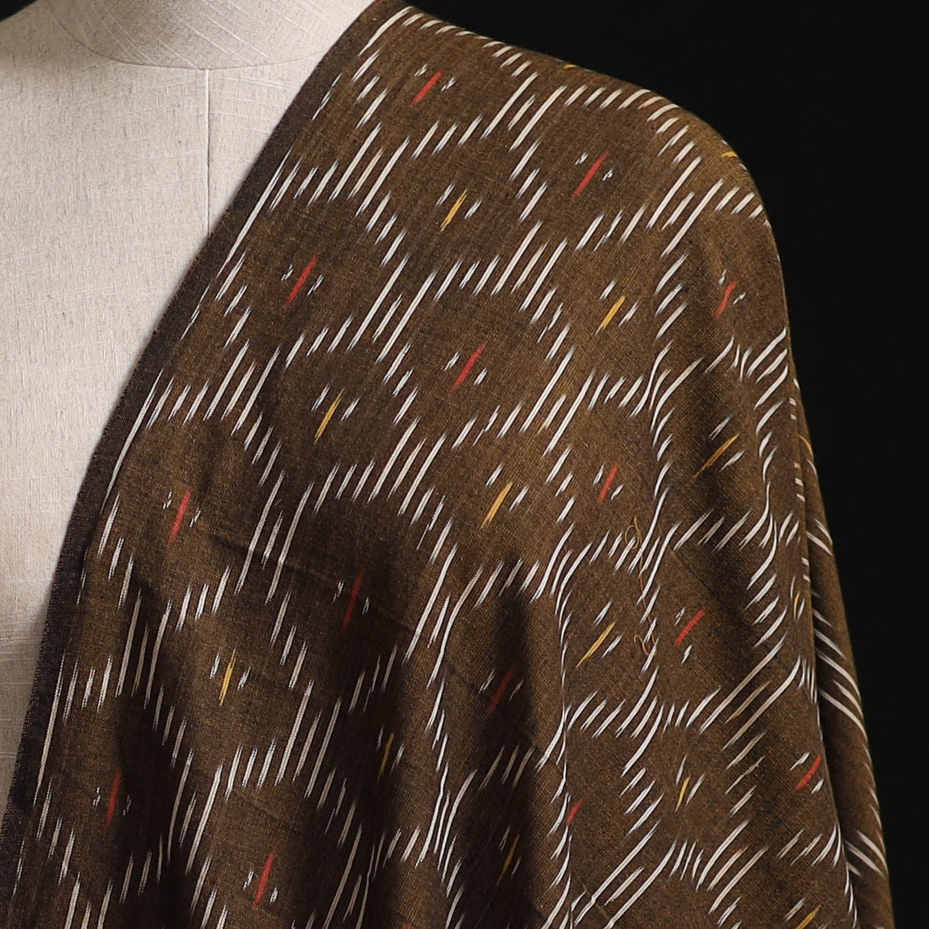 Pochampally Ikat Weave Pure Cotton Fabric 44
