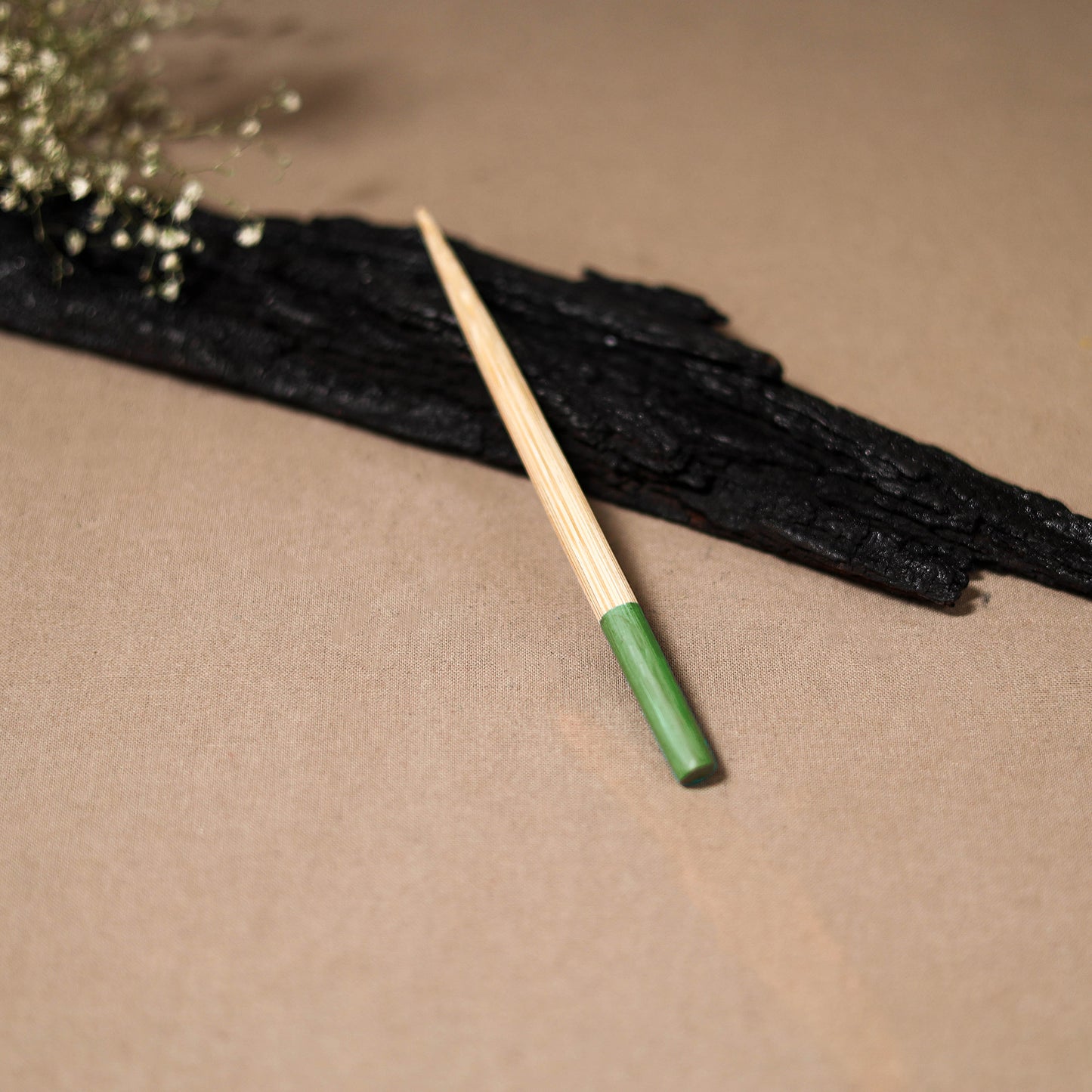 Kerala Handpainted Bamboo Juda Stick 106