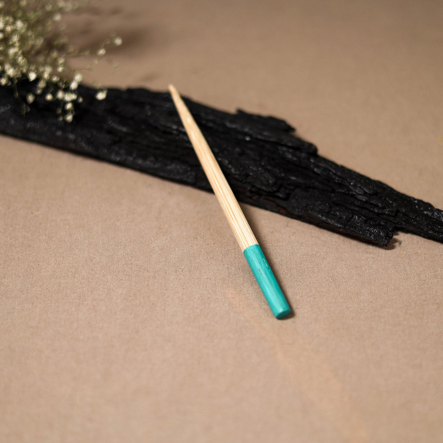 Kerala Handpainted Bamboo Juda Stick 114