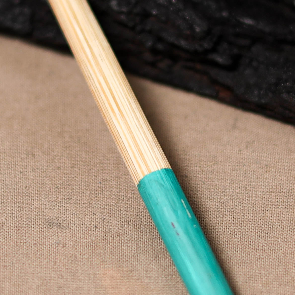 Kerala Handpainted Bamboo Juda Stick 114