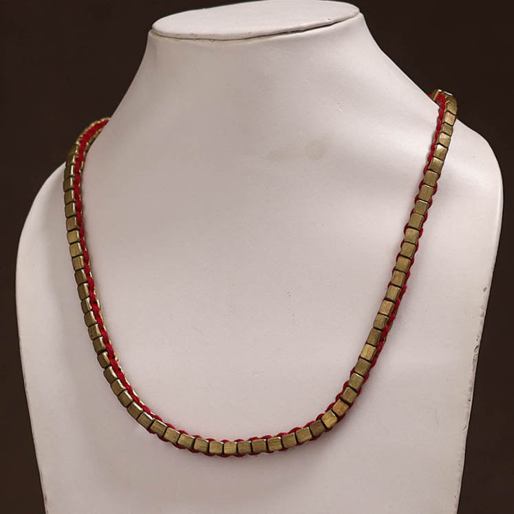 Tribal Odisha Dokra Threadwork Handmade Long Necklace 21