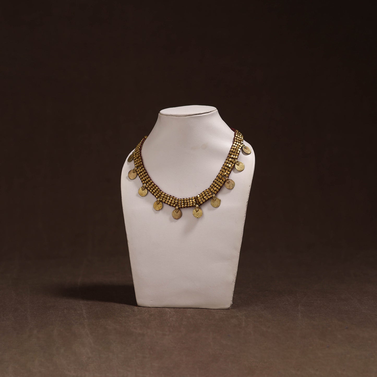 Tribal Odisha Dokra Threadwork Handmade Choker Necklace 33