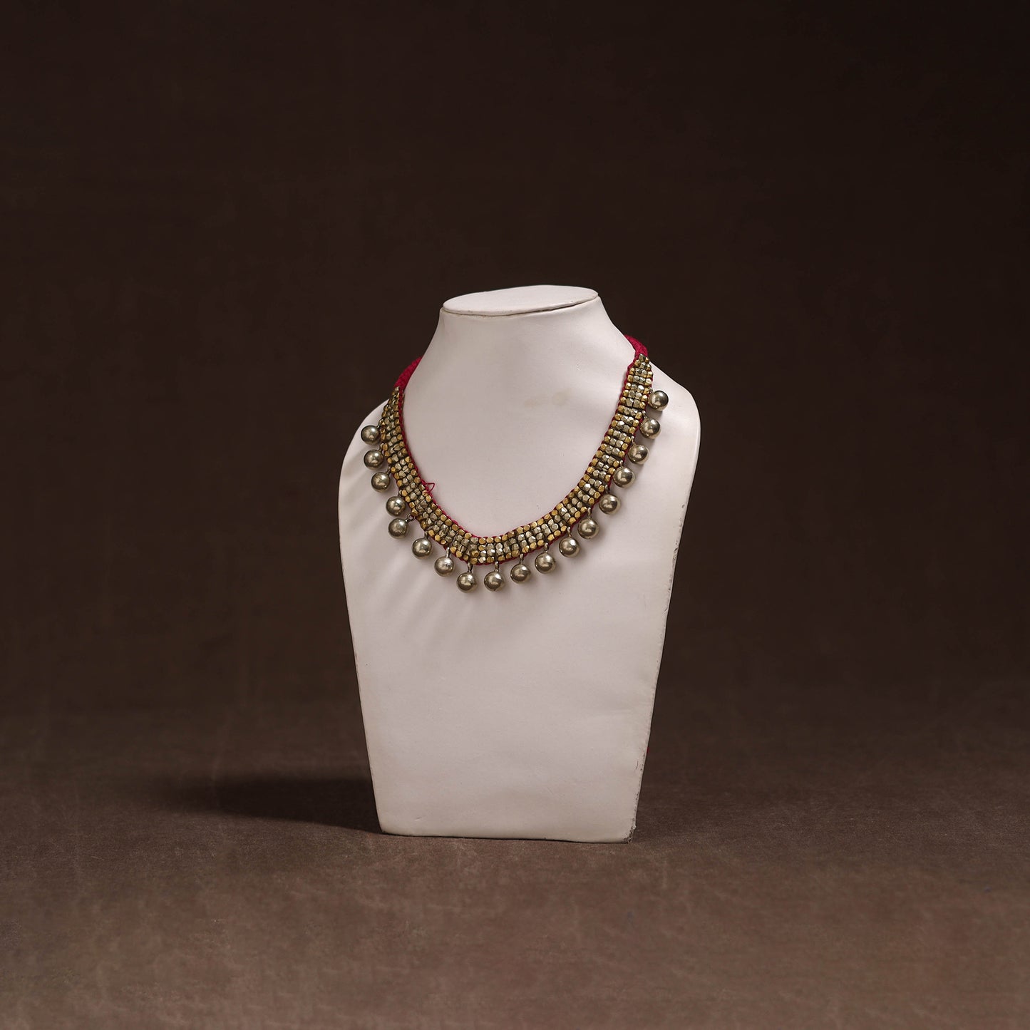 Tribal Odisha Dokra Threadwork Handmade Choker Necklace 38
