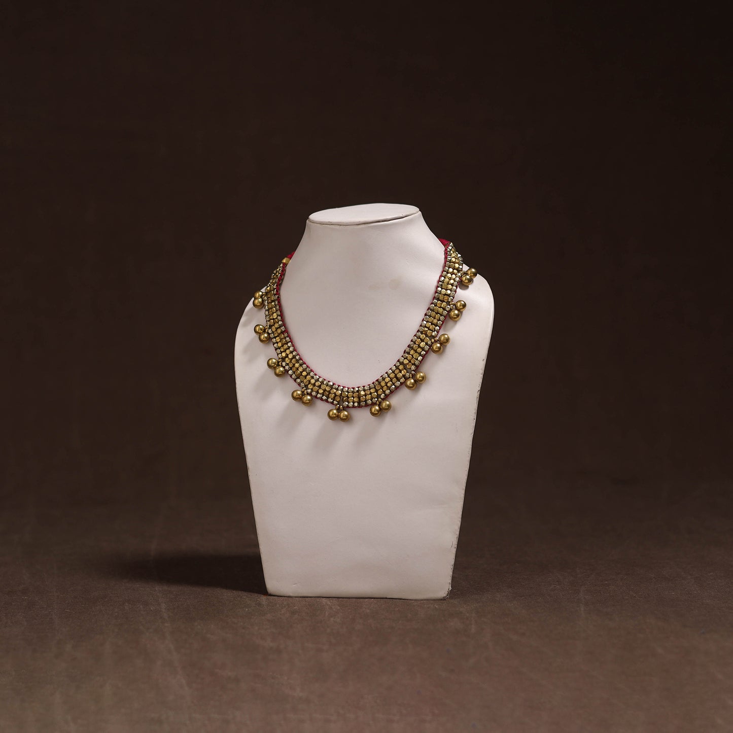 Tribal Odisha Dokra Threadwork Handmade Choker Necklace 41