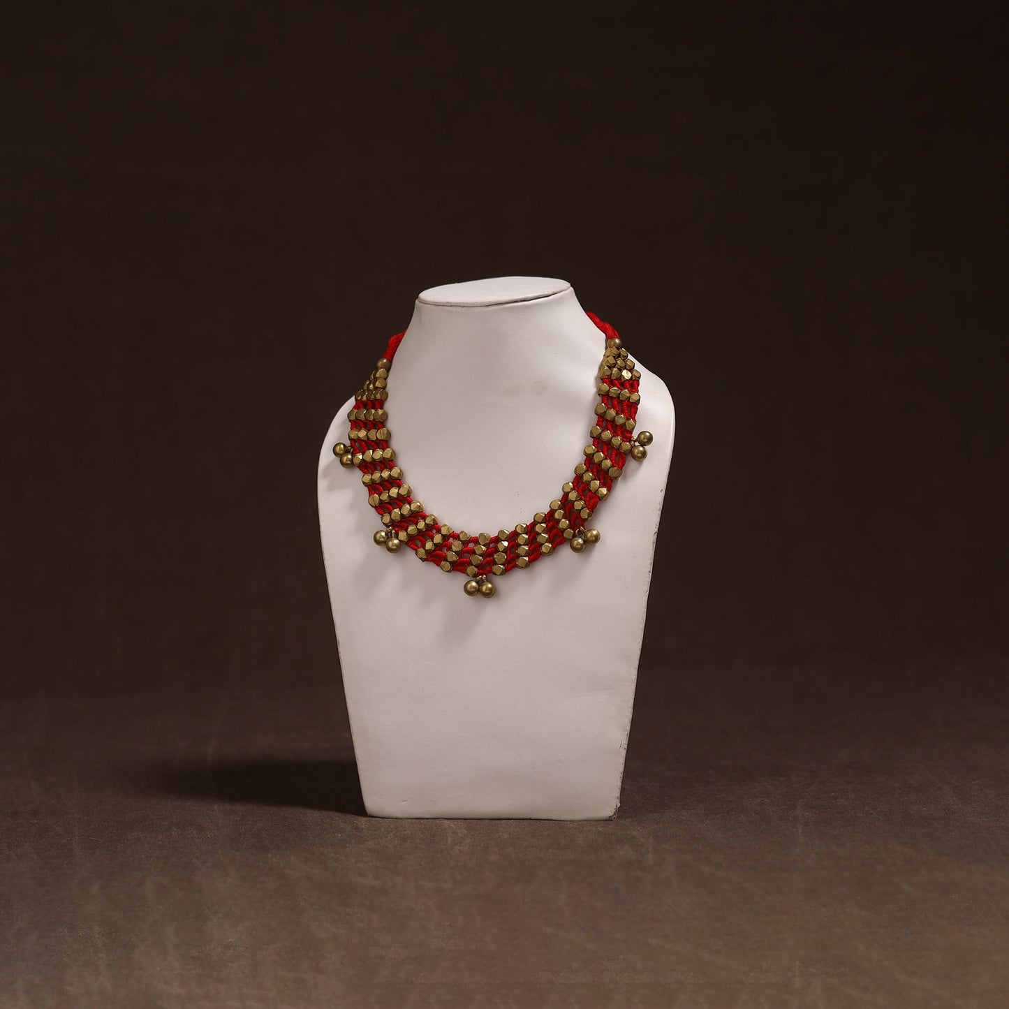 Tribal Odisha Dokra Threadwork Handmade Choker Necklace 48