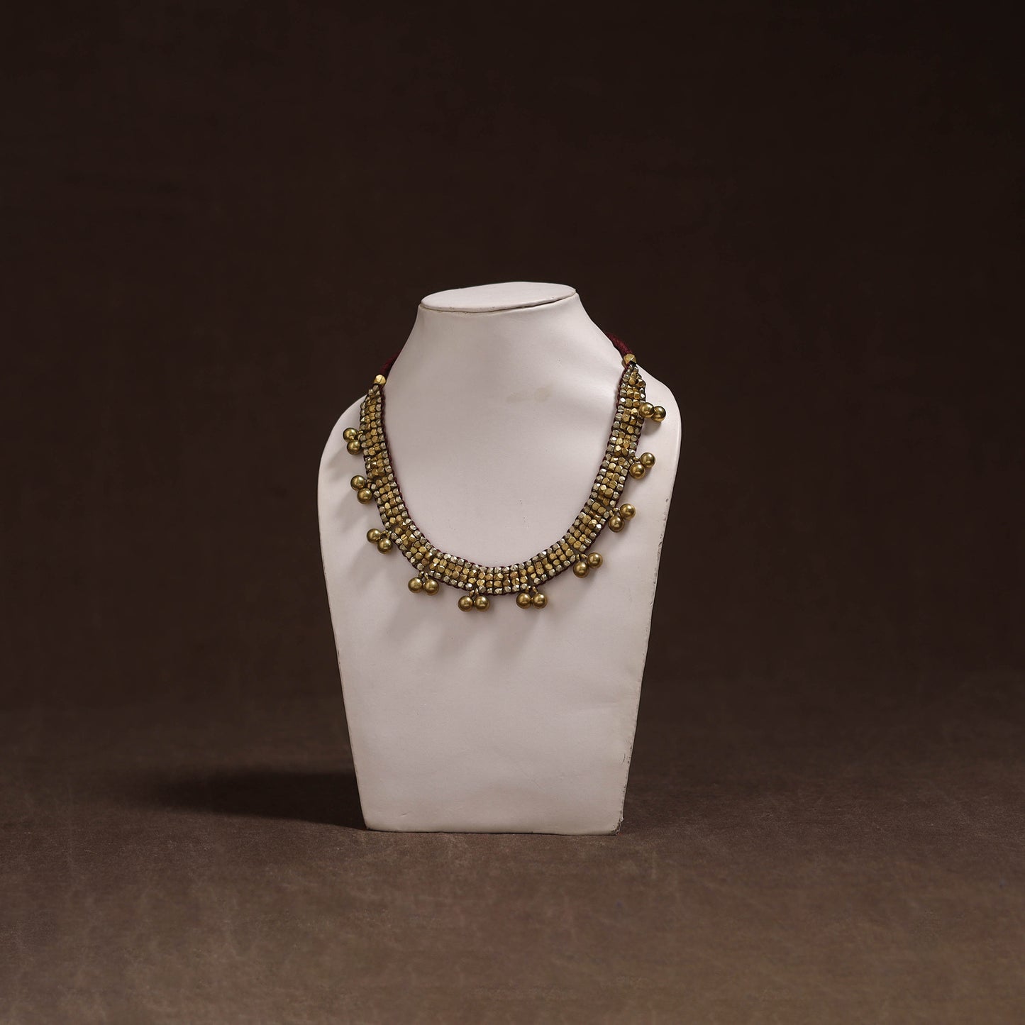 Tribal Odisha Dokra Threadwork Handmade Choker Necklace 49