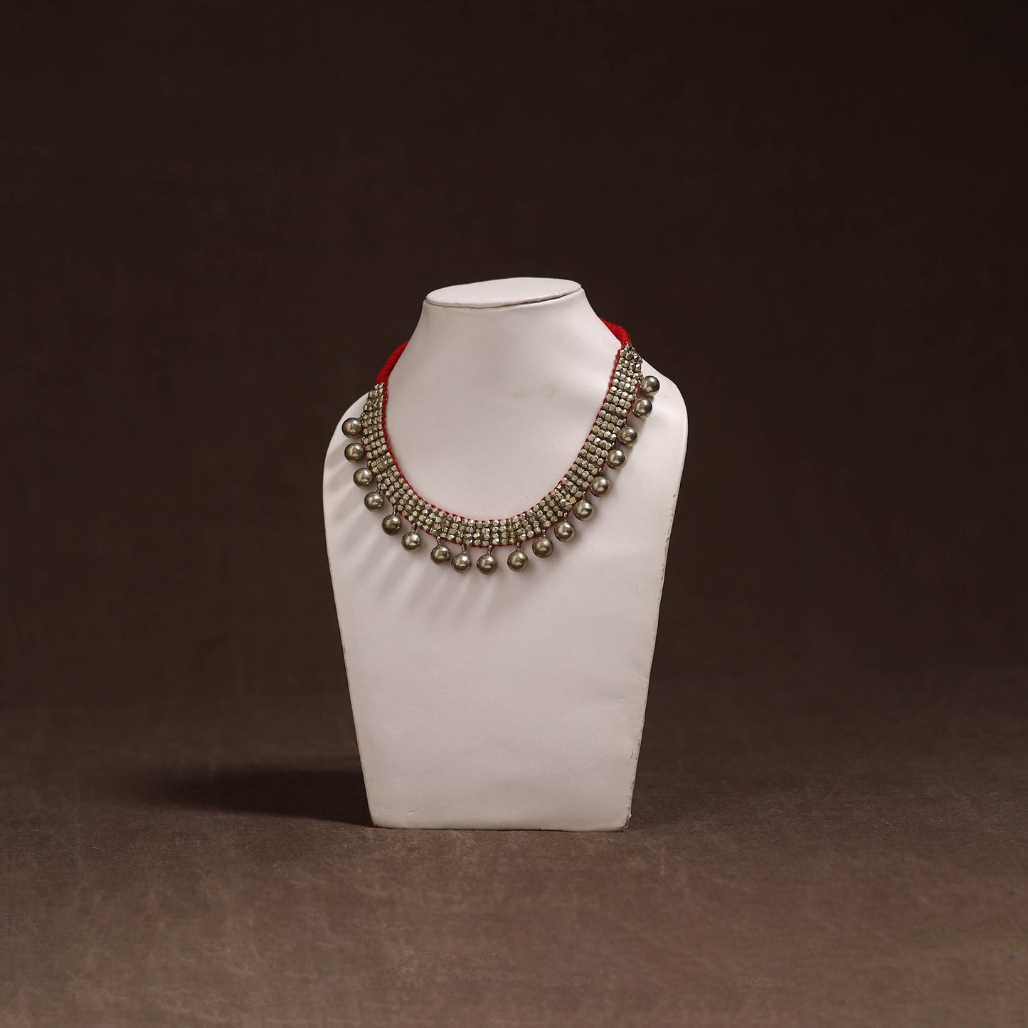 Tribal Odisha Dokra Threadwork Handmade Choker Necklace 51