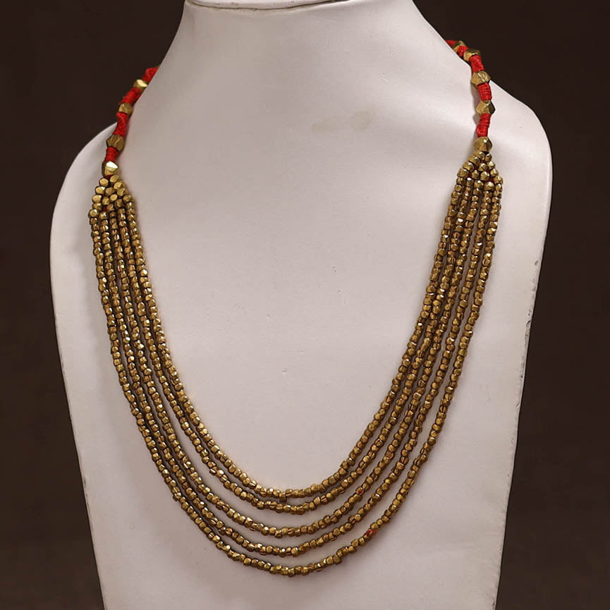 Tribal Odisha Dokra Threadwork Handmade Necklace 52