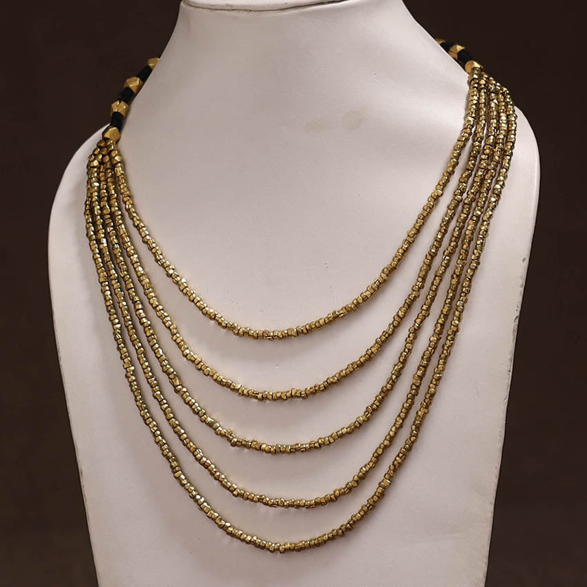 Tribal Odisha Dokra Threadwork Handmade Necklace 54